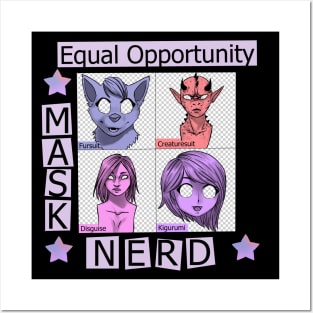 Equal Opportunity Masknerd Posters and Art